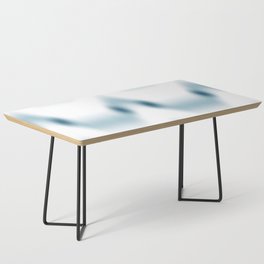 Soft Blue Dyed Fabric | Coffee Table