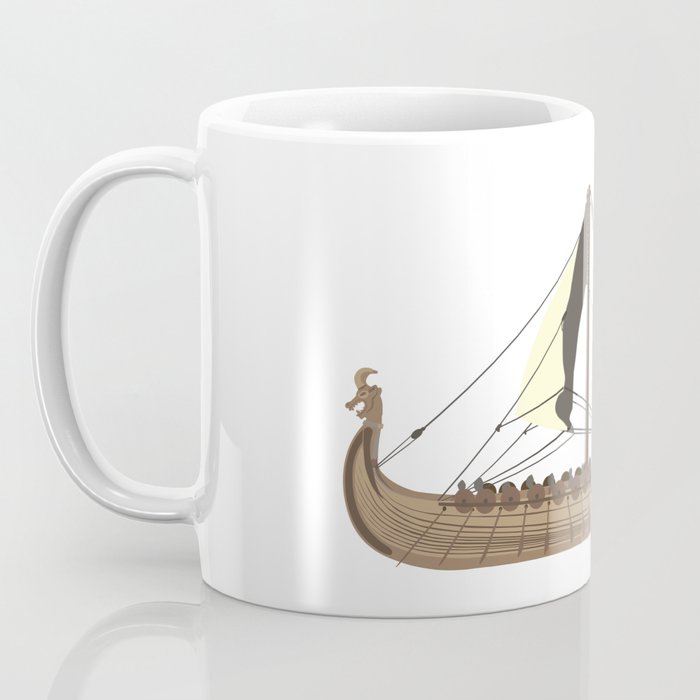 Viking Ship Drakkar Coffee Mug By Norsetech Society6