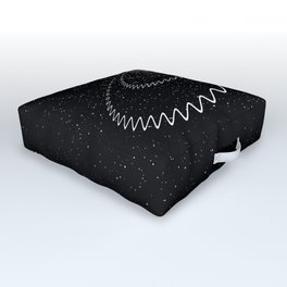 Message from Outer Space Outdoor Floor Cushion