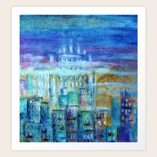 Italy by night Art Print