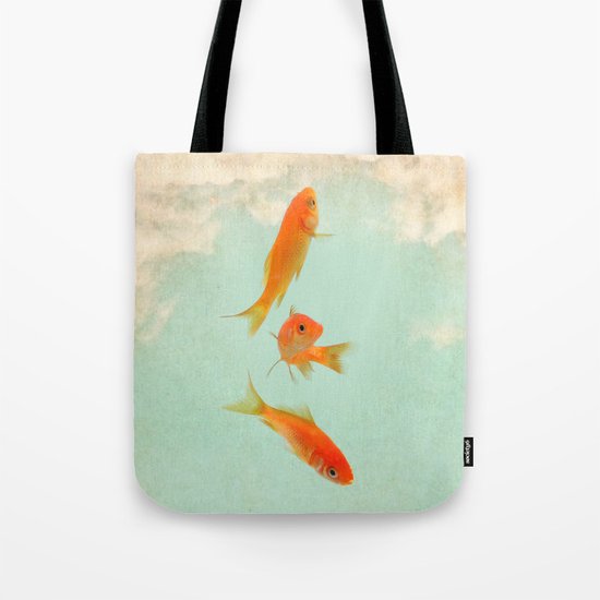 Goldfish in the sky Tote Bag