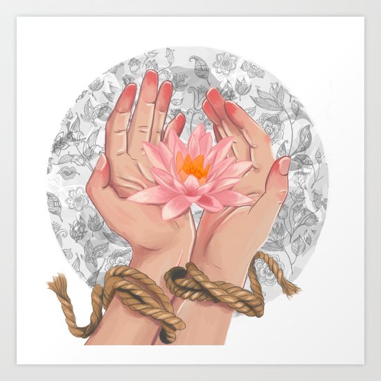 Her Life Unbound Art Print