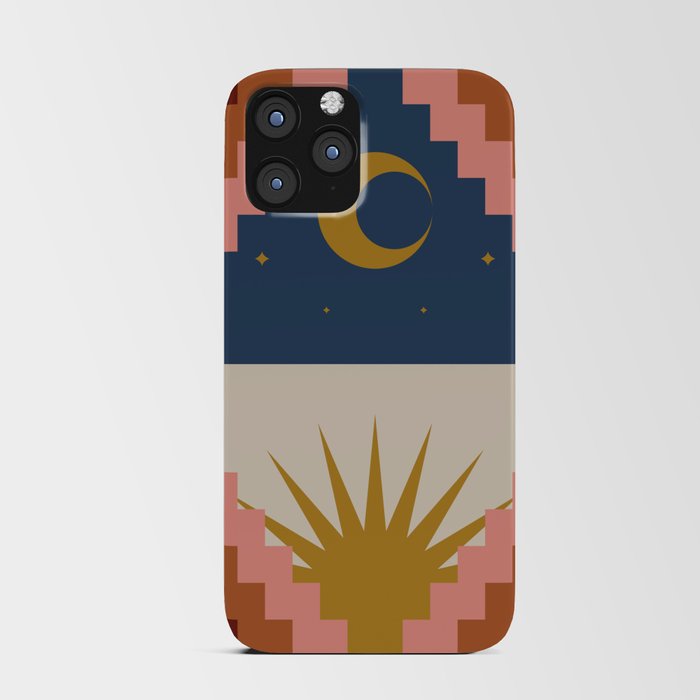 Day and Night Pattern iPhone Card Case
