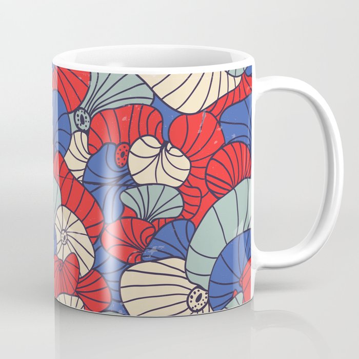 Japanese  Coral pattern Coffee Mug