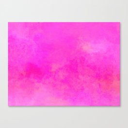 Bright pink background Canvas Print
