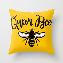 The Queen Bee Throw Pillow