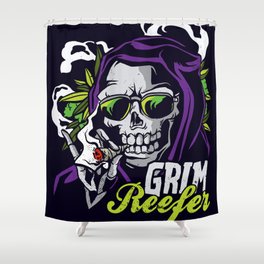 GRIM REEFER Shower Curtain