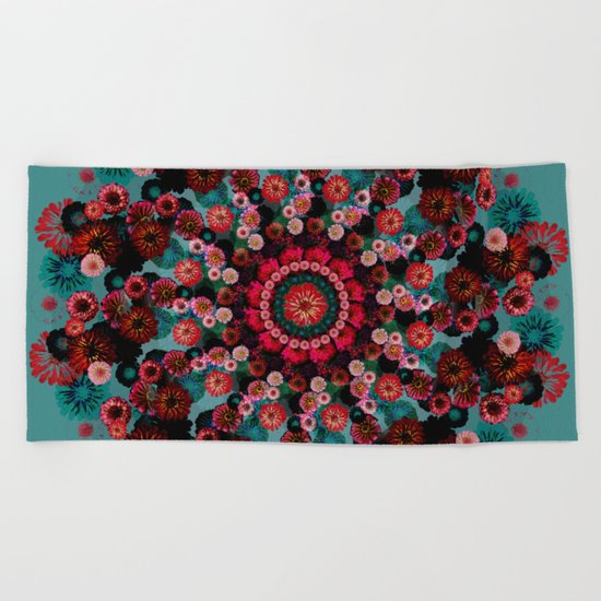 Fireworks Beach Towel