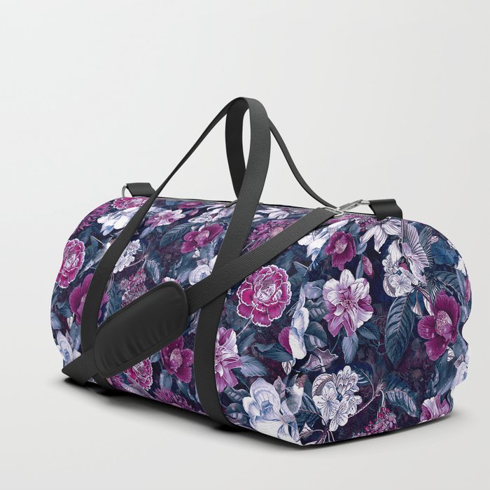Floral Night Duffle Bag