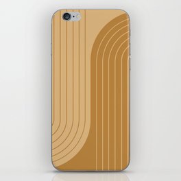 Two Tone Line Curvature LV iPhone Skin