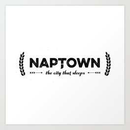 Naptown | the city that sleeps | Indianapolis Art Print