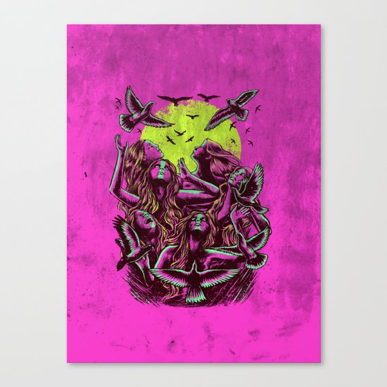 FLAYING BACK Canvas Print