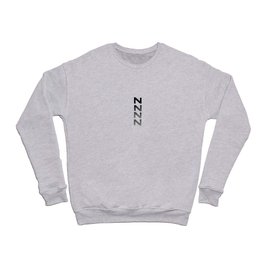 Minimal Letterpress Crewneck Sweatshirt