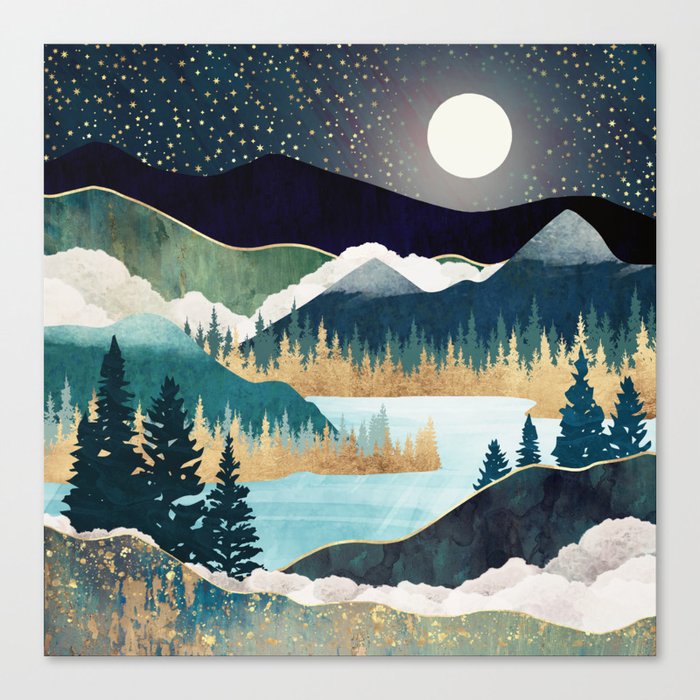 Star Lake Canvas Print
