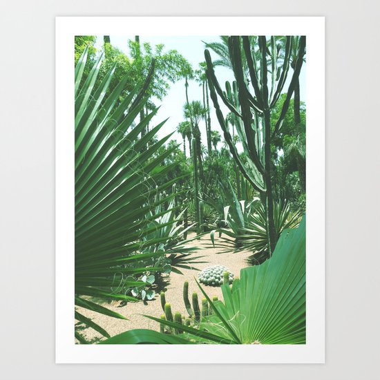 Moroccan Gardens Art Print