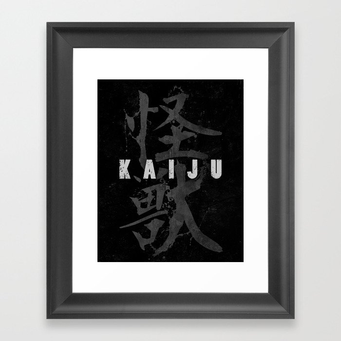 KAIJU Framed Art Print