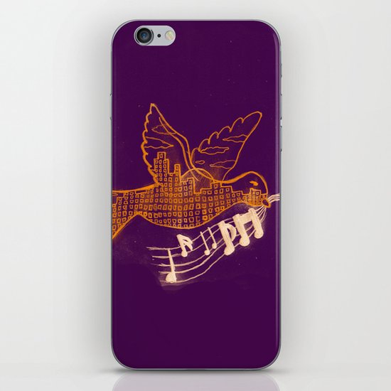 Musical Sunset iPhone Skin