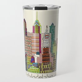 Philadelphia city sklyine Travel Mug