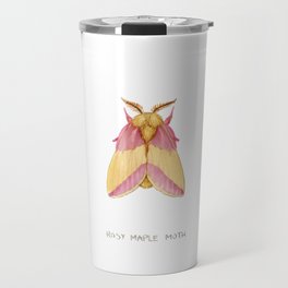 Rosy Maple Moth Travel Mug