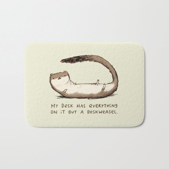 Deskweasel Bath Mat