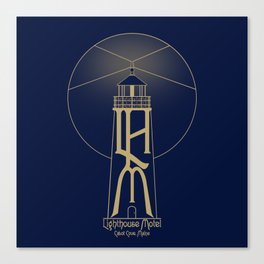 Lighthouse Motel Canvas Print