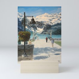 Afternoon at Lake  Louise Mini Art Print