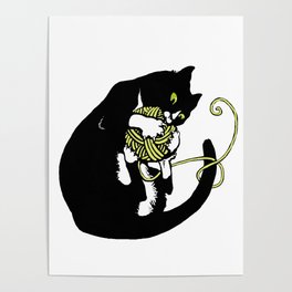 Cats&Yarn - Black Butler Poster