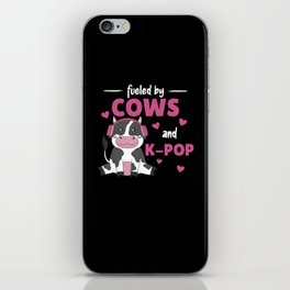 Fueled By Cows And K-pop iPhone Skin