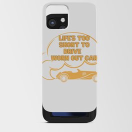 Life's too short to drive Classic Cars, Vintage, Car Lovers  Gifts  iPhone Card Case