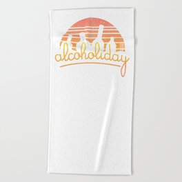 Alcoholiday Beach Towel