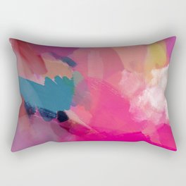 PINK abstract landscape Rectangular Pillow