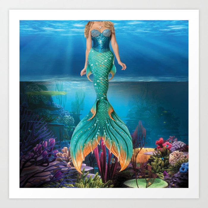 Mermaid artwork deals