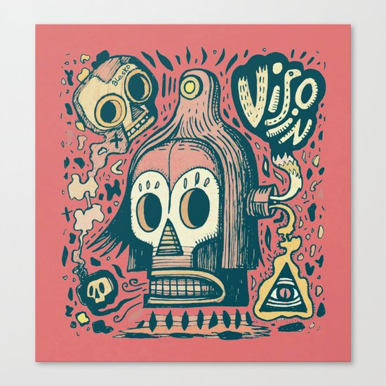 Vision étrange Canvas Print