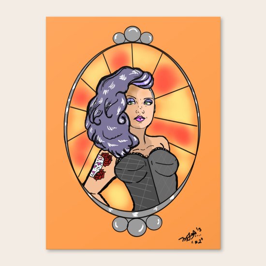 Pretty In Purple Canvas Print