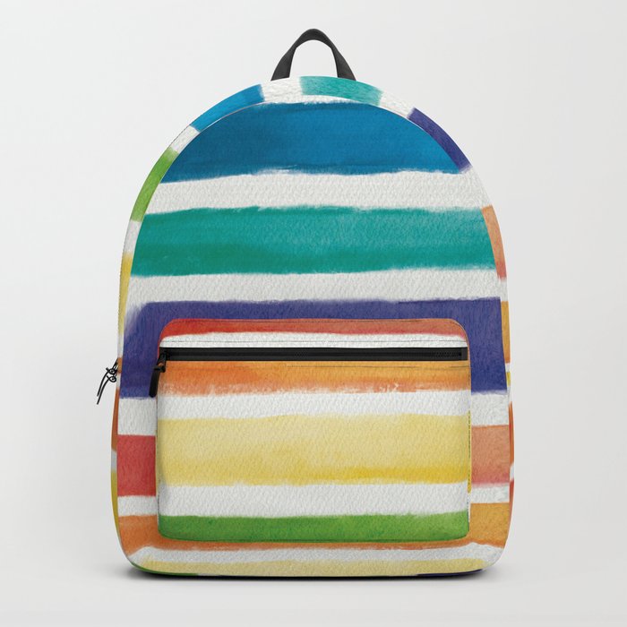 Rainbow Stripes Backpack