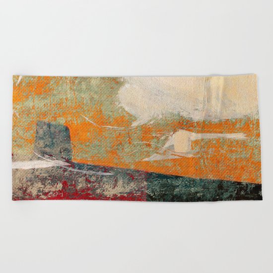 Peoples in North Africa Beach Towel