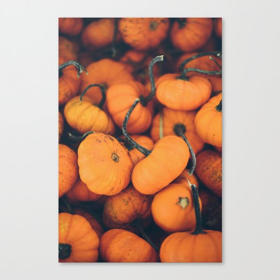 Obligatory Pumpkin Selfie Canvas Print