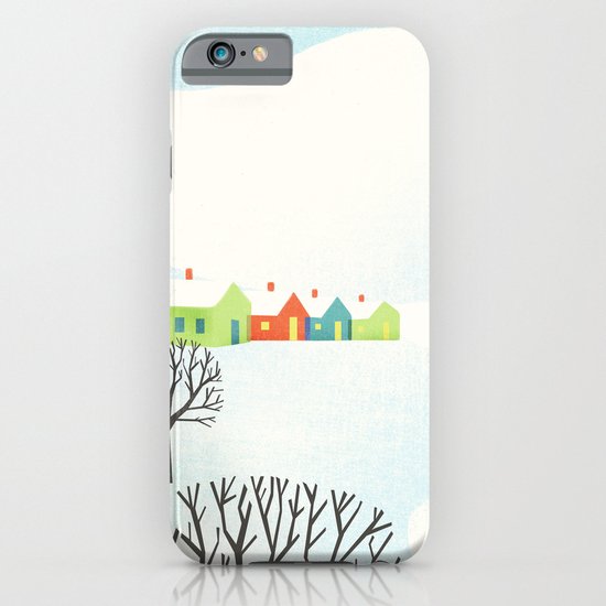 Snowy Little Town iPhone & iPod Case