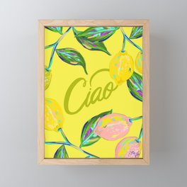 EttaVee Ciao Framed Mini Art Print