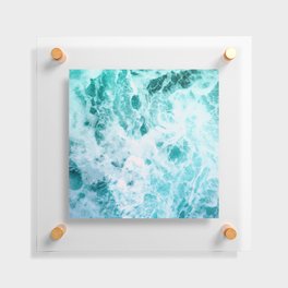 ocean waves Floating Acrylic Print