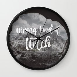 Manon Blackbeak - Wrong kind of witch Wall Clock