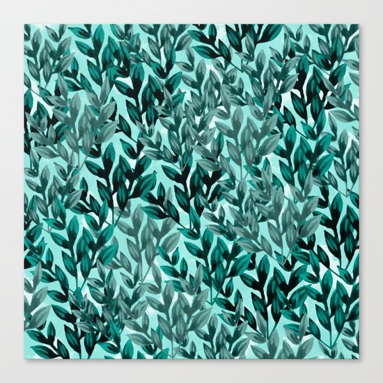 Leaf pattern II Canvas Print