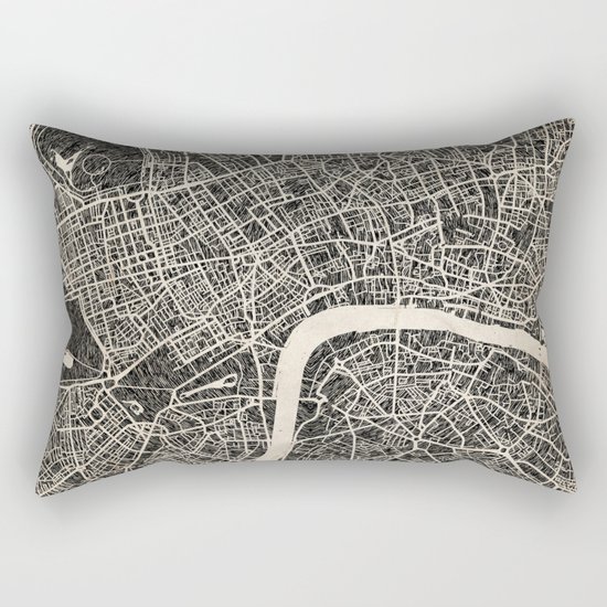 London map Rectangular Pillow