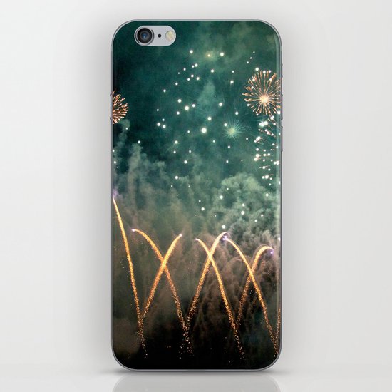 Fireworks Face iPhone & iPod Skin