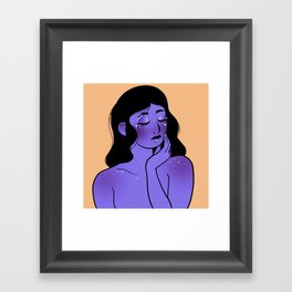 Space Girl Framed Art Print