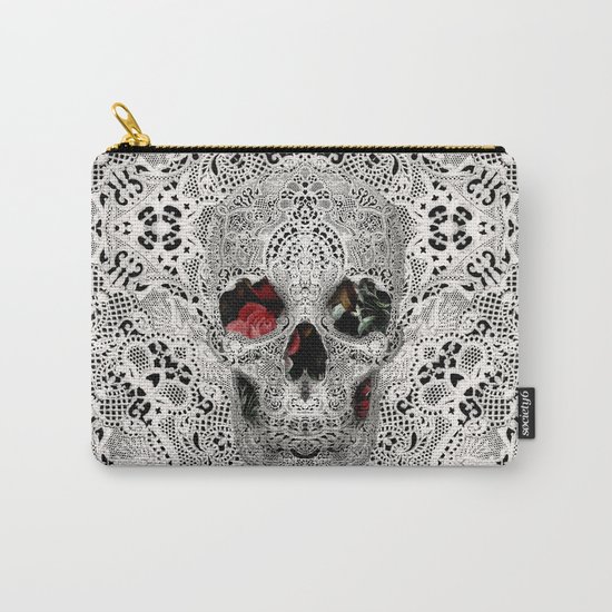 Lace Skull 2 Carry-All Pouch