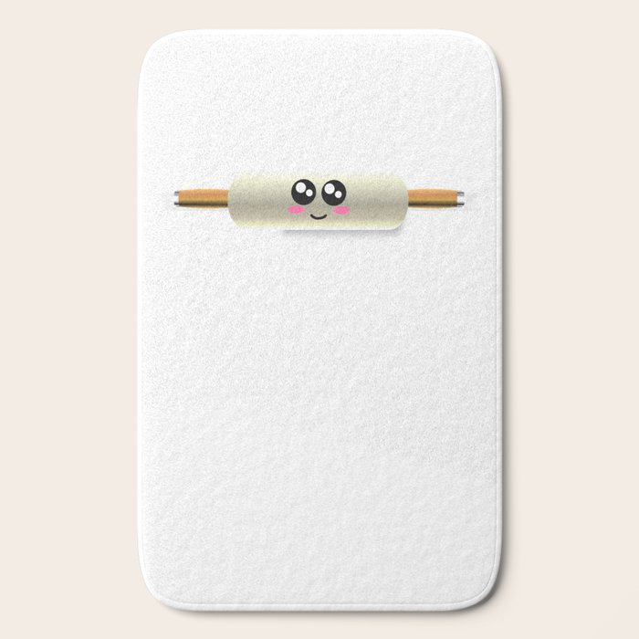 They See Me Rollin They Hatin Funny Rolling Pin Pun Bath Mat By Dogboo Society6