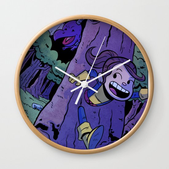 Run Kitty Run! Wall Clock