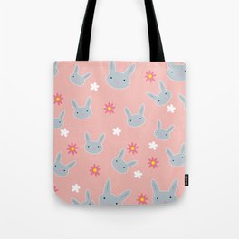 Cute Cute  Bunny - Pink Tote Bag