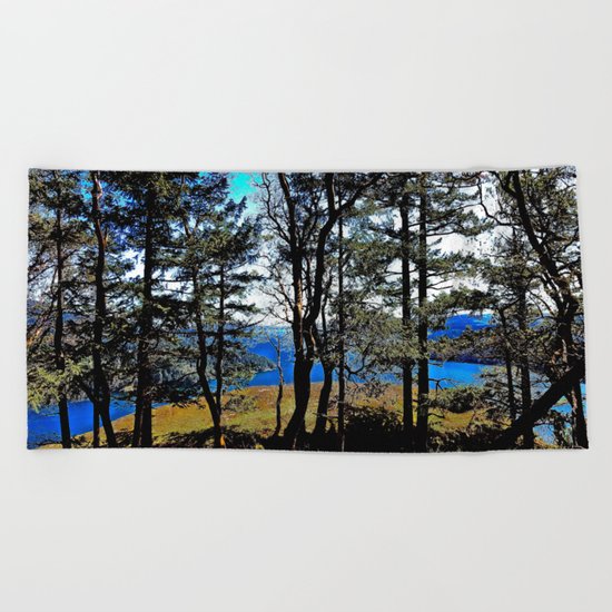 Trees, Daylight Stoney Hill Beach Towel